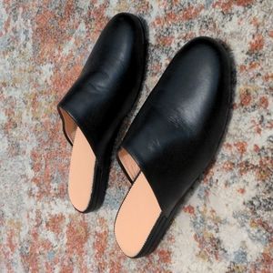 J. Crew leather mules